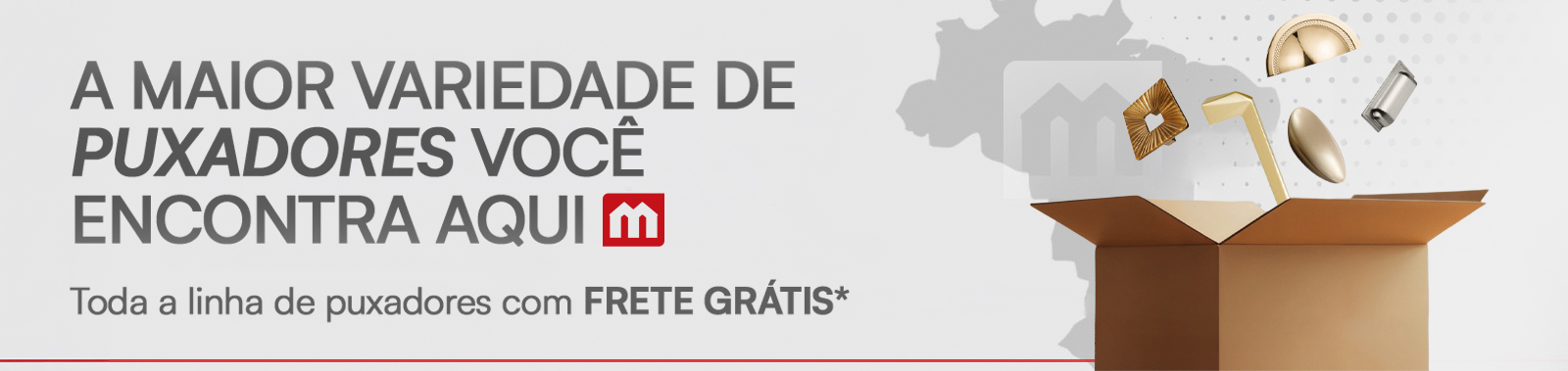 Frete grátis - Puxadores