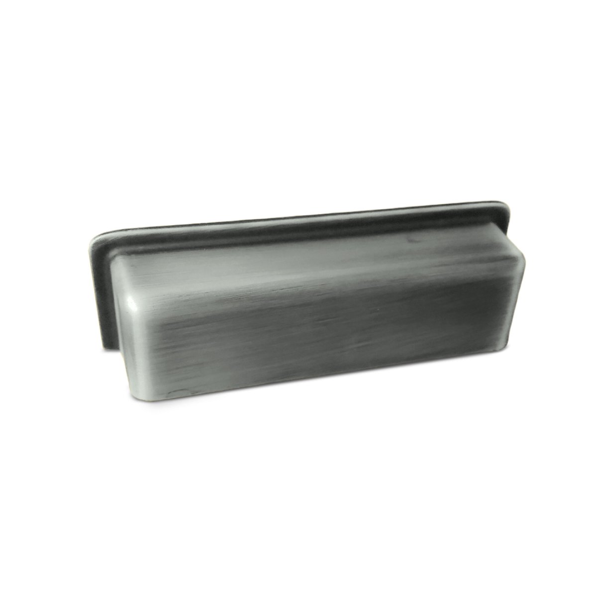 PUXADOR EDEN 1792 96MM PRATA VELHO ESCOVADO FOSCO