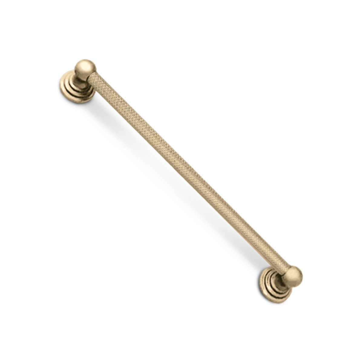 PUXADOR DUPLO DUOMO RECARTILHADO 750MM OURO 262