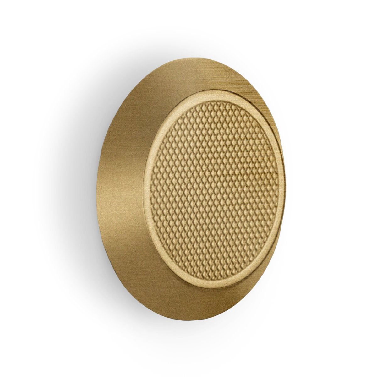 PUXADOR DISK P GOLD ESCOVADO