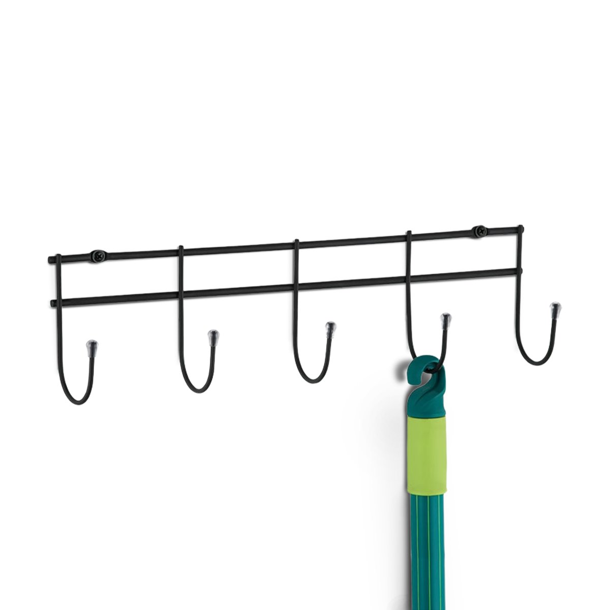PORTA VASSOURA PRETO FOSCO 0321 320X85X55MM