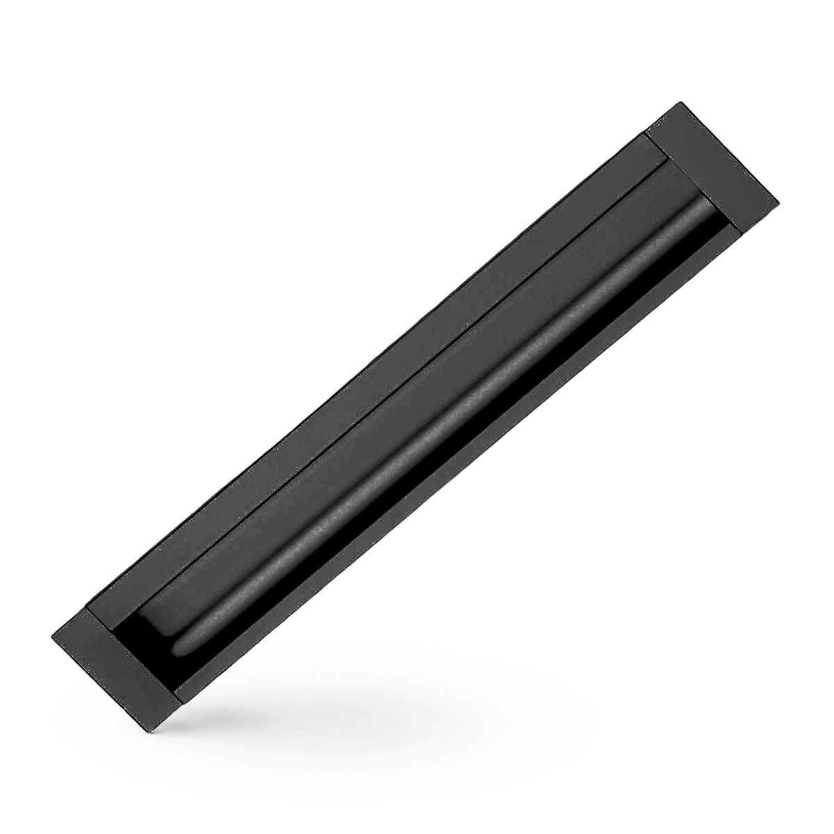 PUXADOR IL155 CONCHA PRETO 128MM