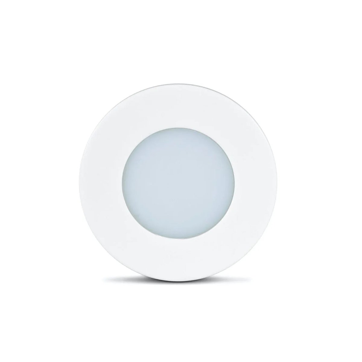 LUMINARIA POINT CIRCULAR 1,5W BRANCO 6000K FRIA 110/220V