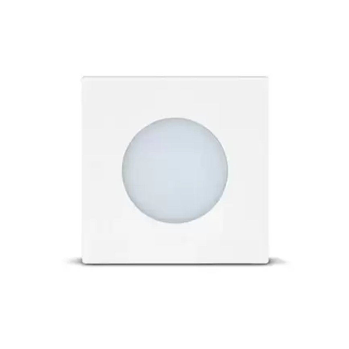 LUMINARIA POINT QUADRADA 1,5W BRANCO 6000K FRIA 110/220V