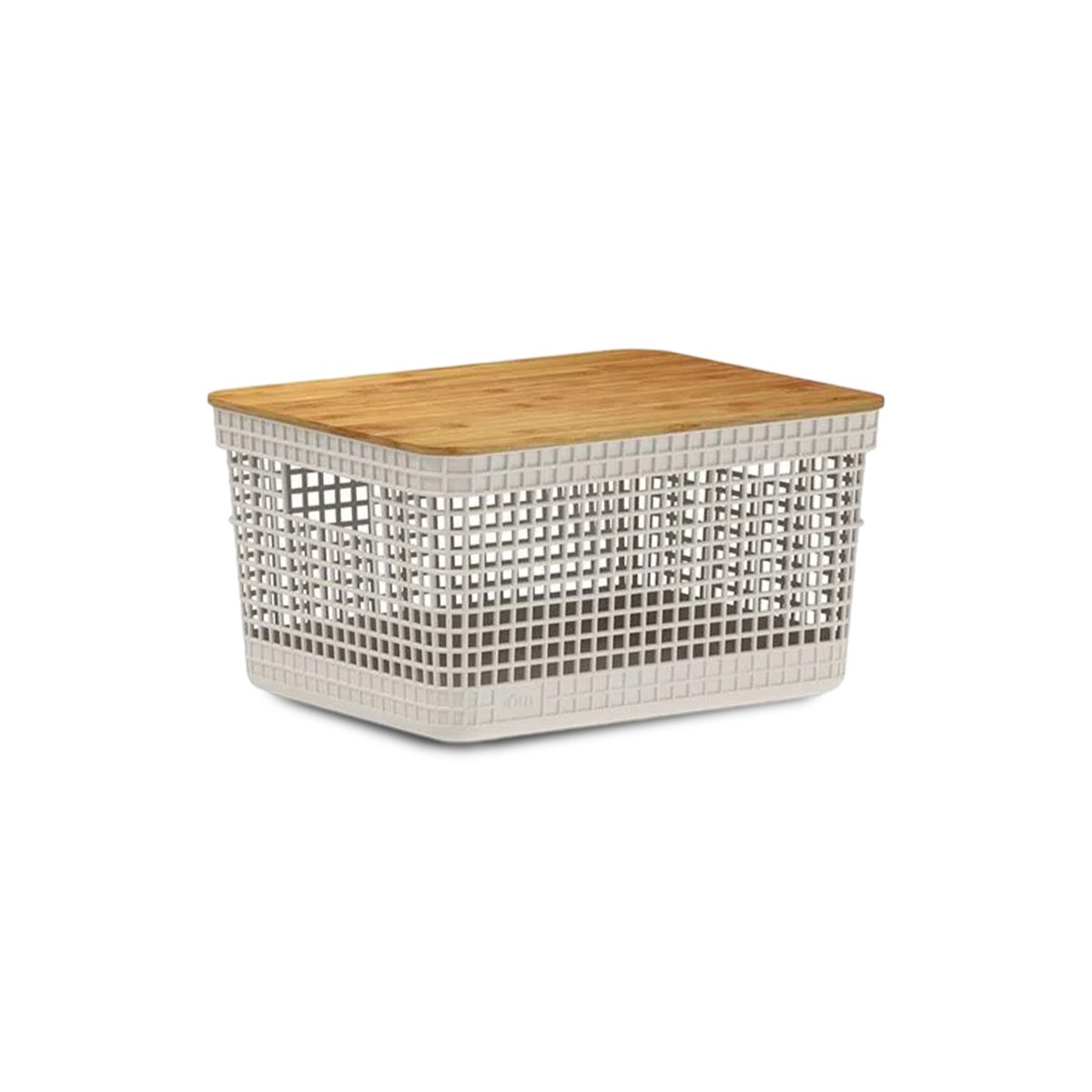 CESTO GRID TAMPA BAMBU 8L BEGE CG255