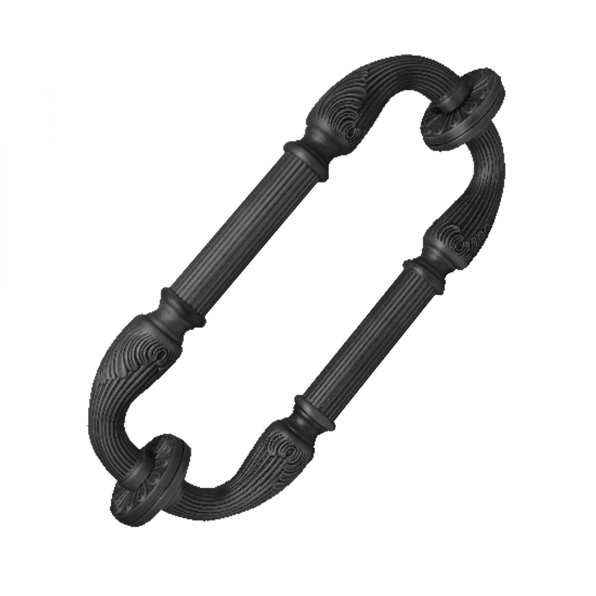 PUXADOR DUPLO DF940 300MM PRETO
