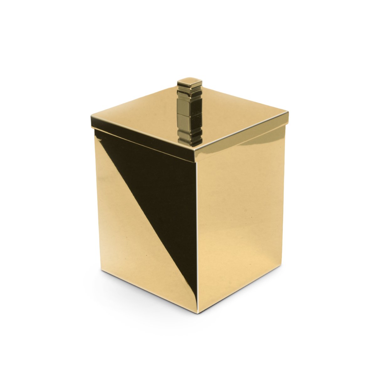 LIXEIRA CLASS QUADRADA DOURADO