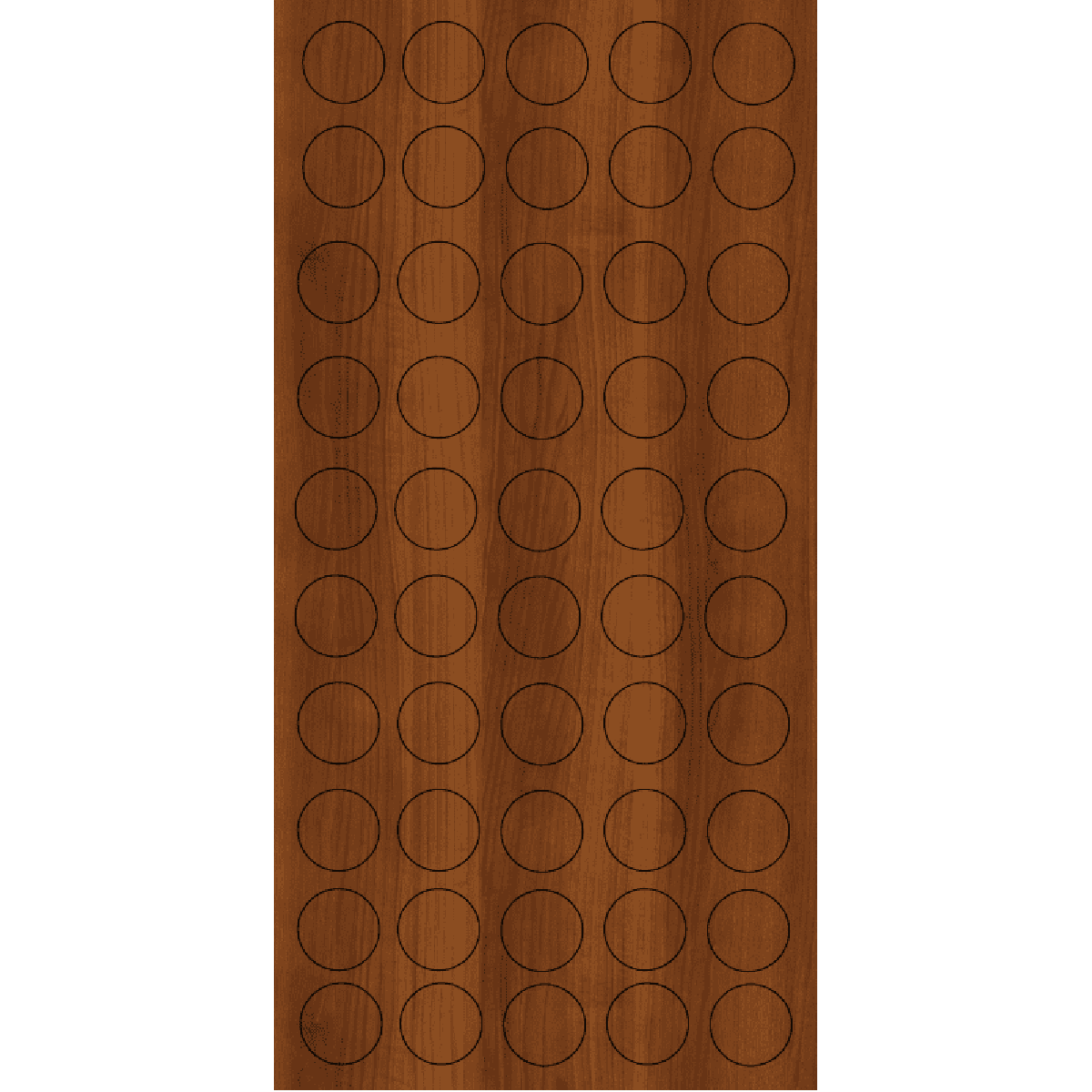 TAPA FURO 12MM ITALIAN NOCE BERNECK