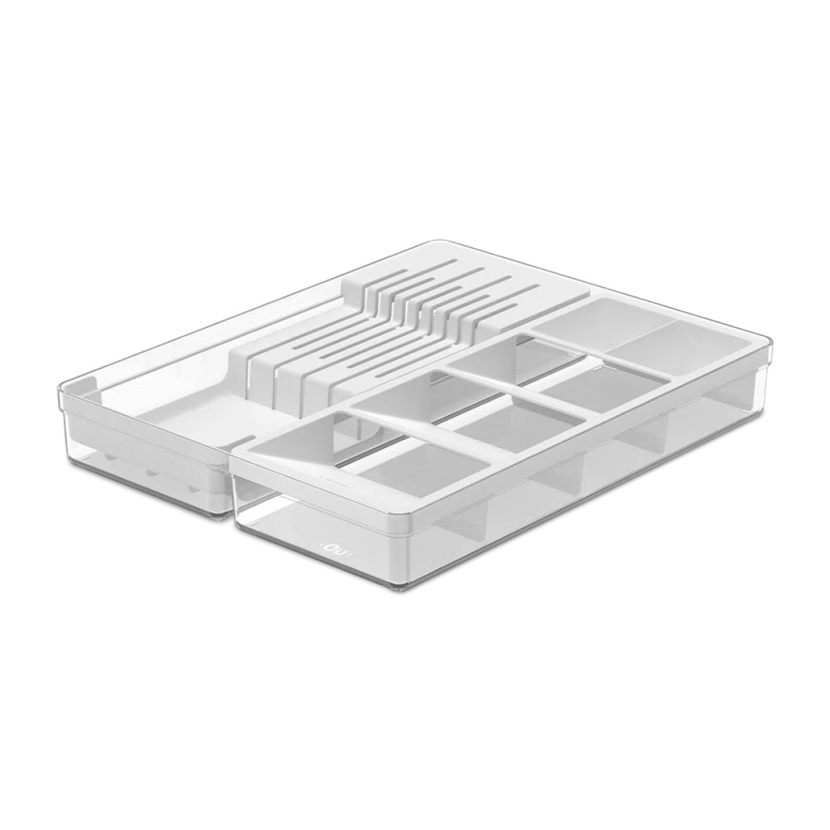 ORGANIZADOR DE FACAS E TALHERES CLEAR BRANCO OGC2100