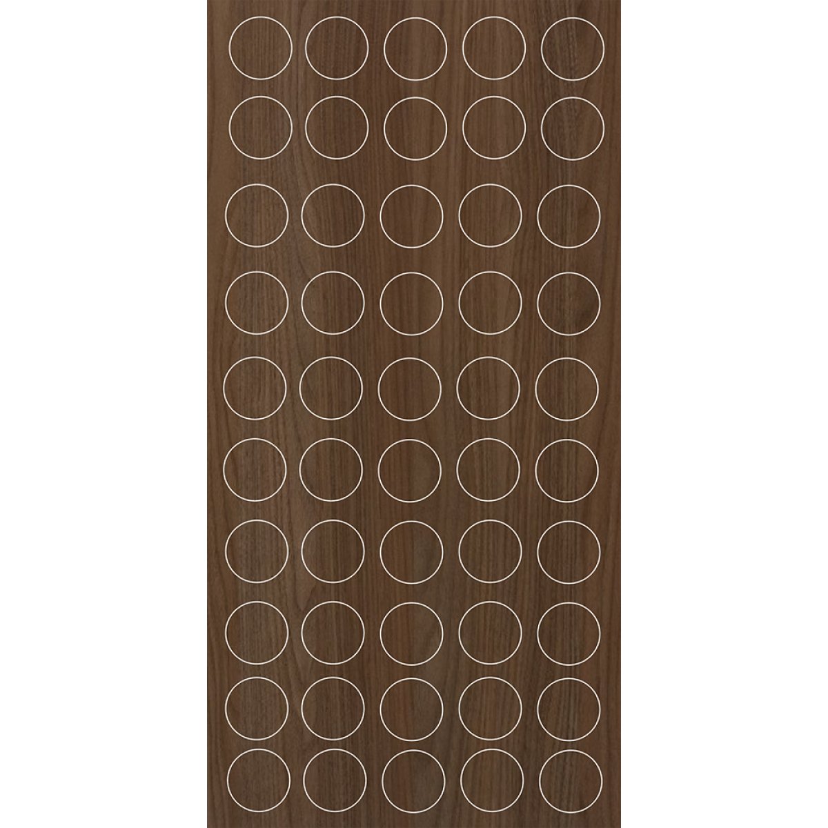 TAPA FURO 12MM ITALIAN NOCE EUCATEX