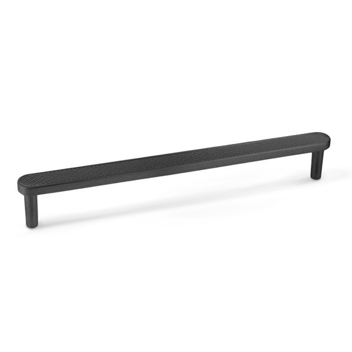 PUXADOR QUEBEC 320MM RECARTILHADO PRETO
