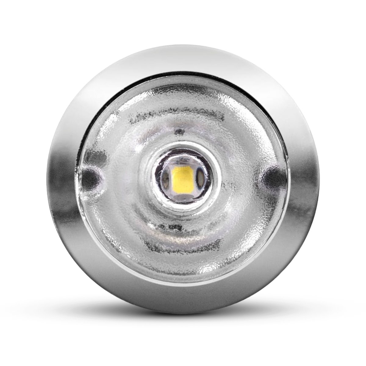 LUMINARIA CRISTAL 0,5W PRATA 6000K FRIA 110/220V