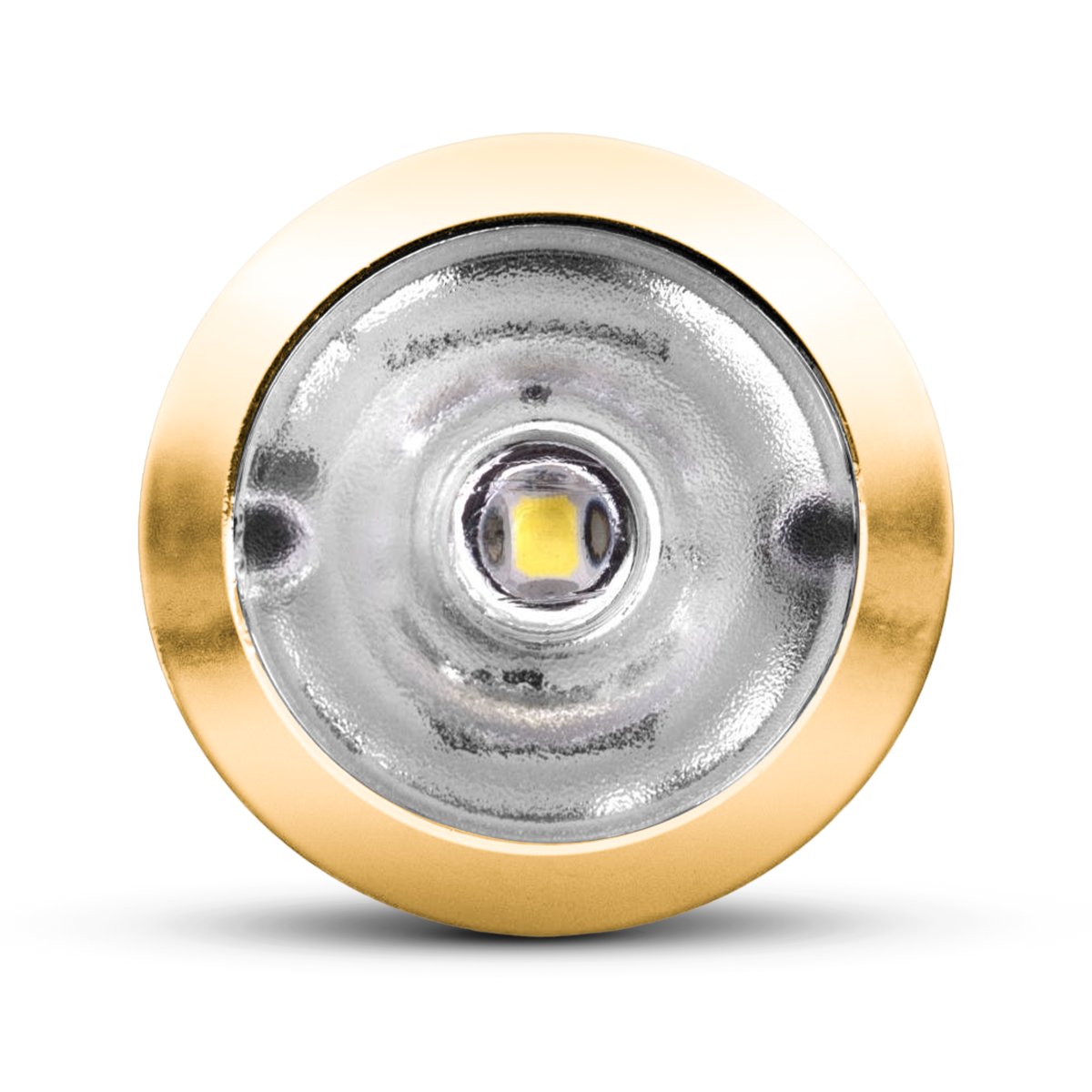 LUMINARIA CRISTAL 0,5W OURO 6000K FRIA 110/220V