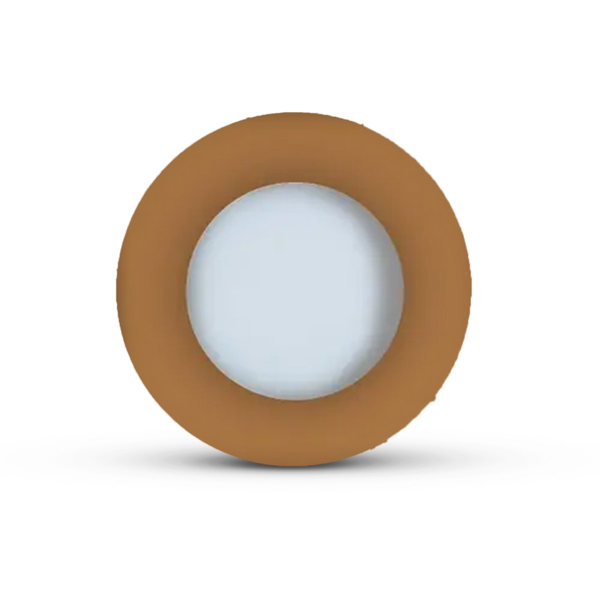 LUMINARIA POINT CIRCULAR 1,5W LATÃO 6000K FRIA 110/220V