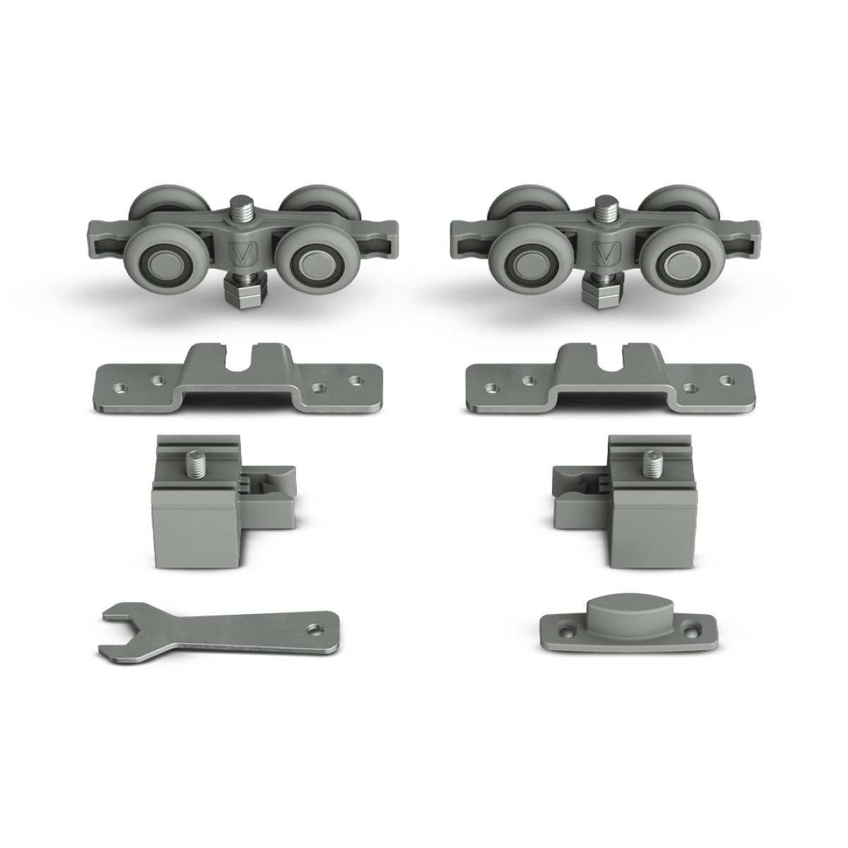 KIT ROLD.P/01 P.CORRER RO-7502 V PASSAGEM FIX.TOPO