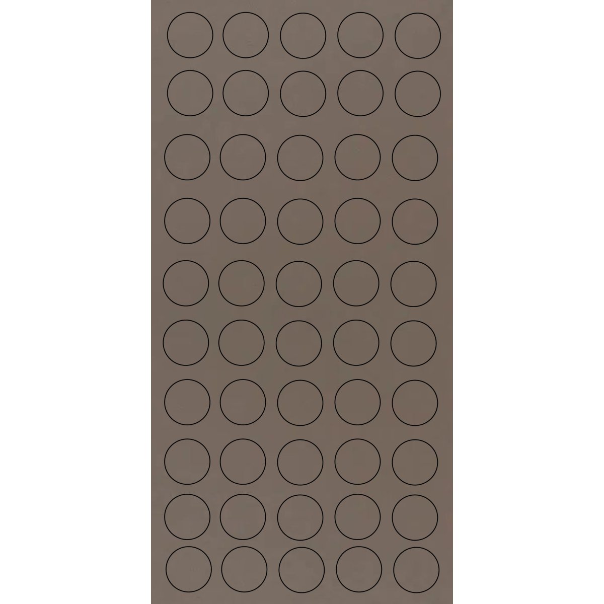 TAPA FURO 12MM FUMÊ CLÁSSICO EUCATEX