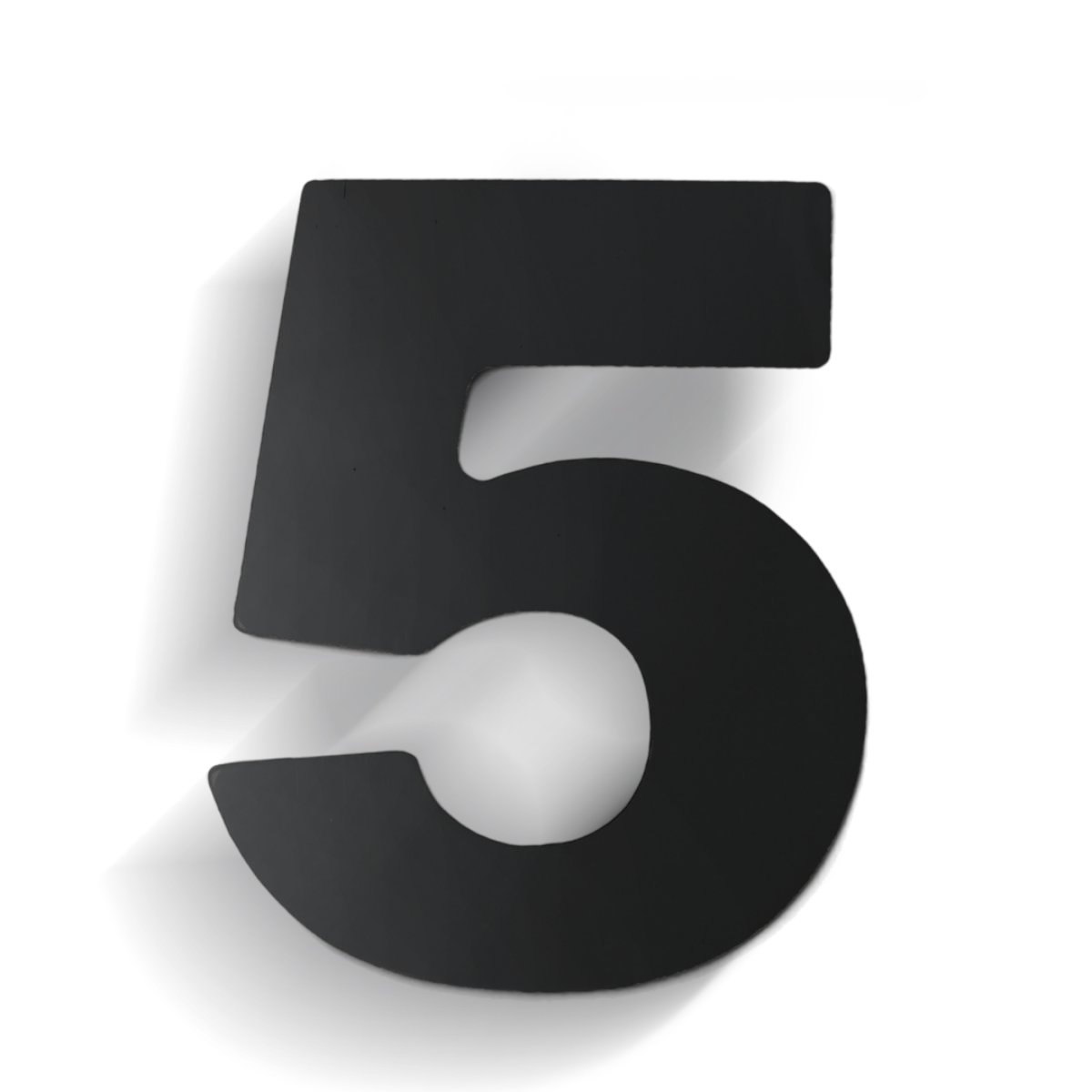 ALGARISMO ACM 3D PRETO N.5