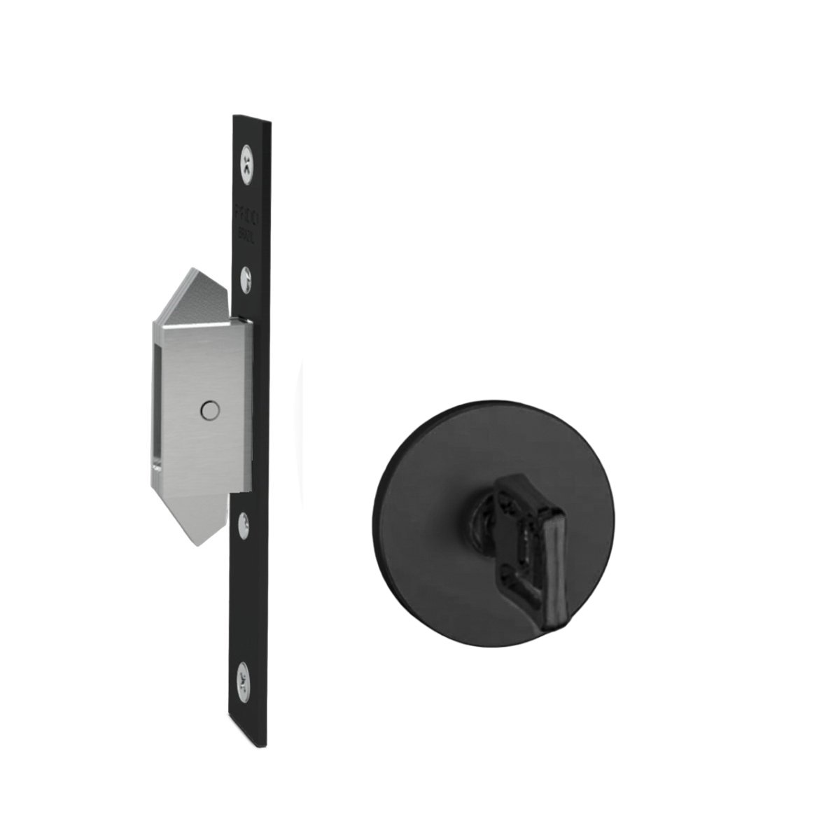 FECHADURA PADO CORRER BANHEIRO RR2 RED. PRETO EPT