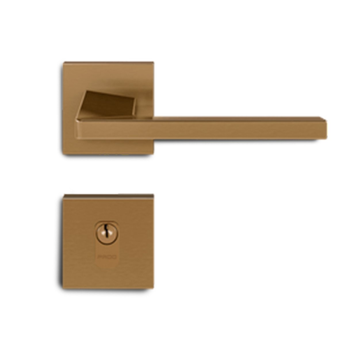FECHADURA PADO ZM KARLI 745-55EXT RED GOLD ESCOVADO