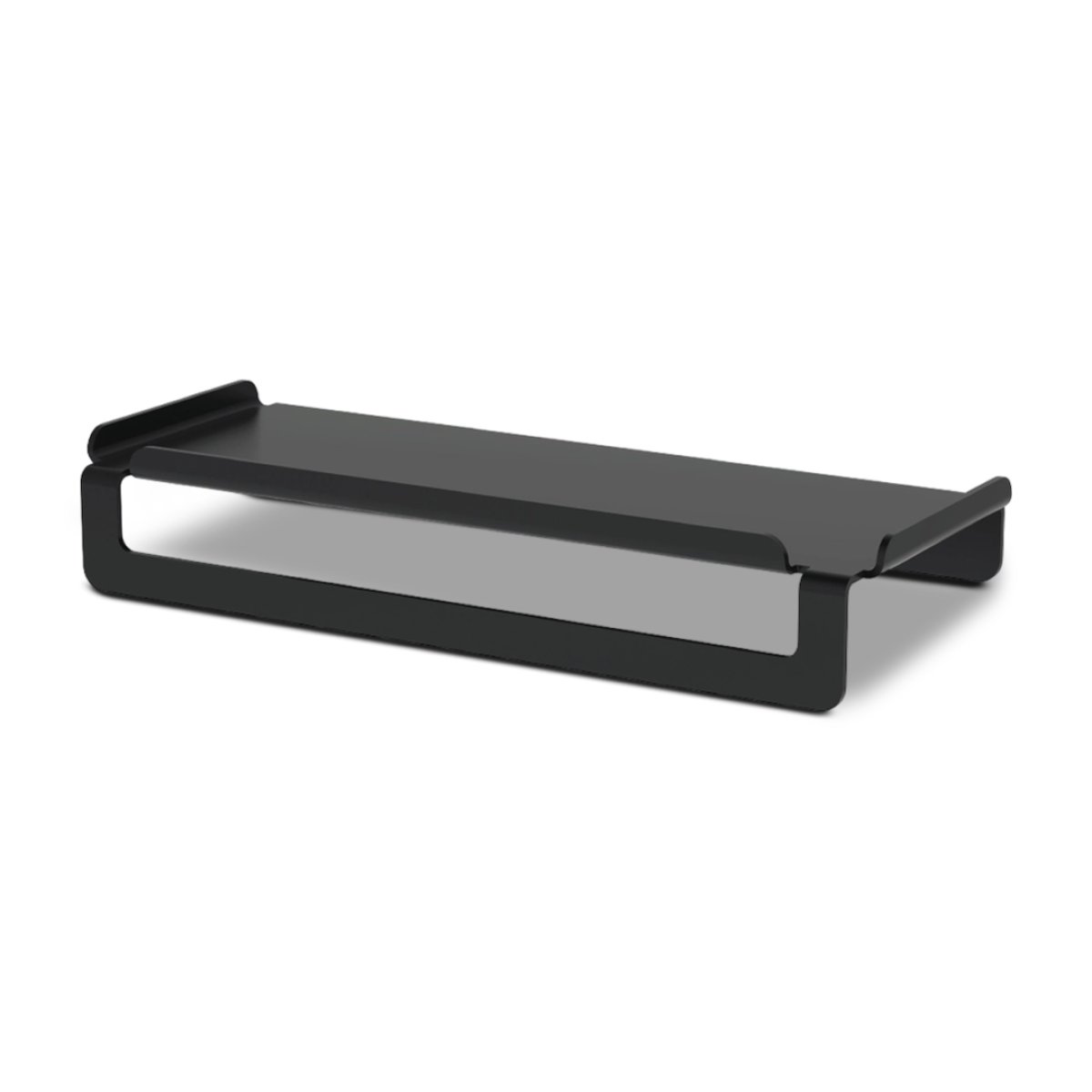 TOALHEIRO DE PAREDE C/PRATELEIRA 28CM PRETO ISPIRAZIONE 6010PT