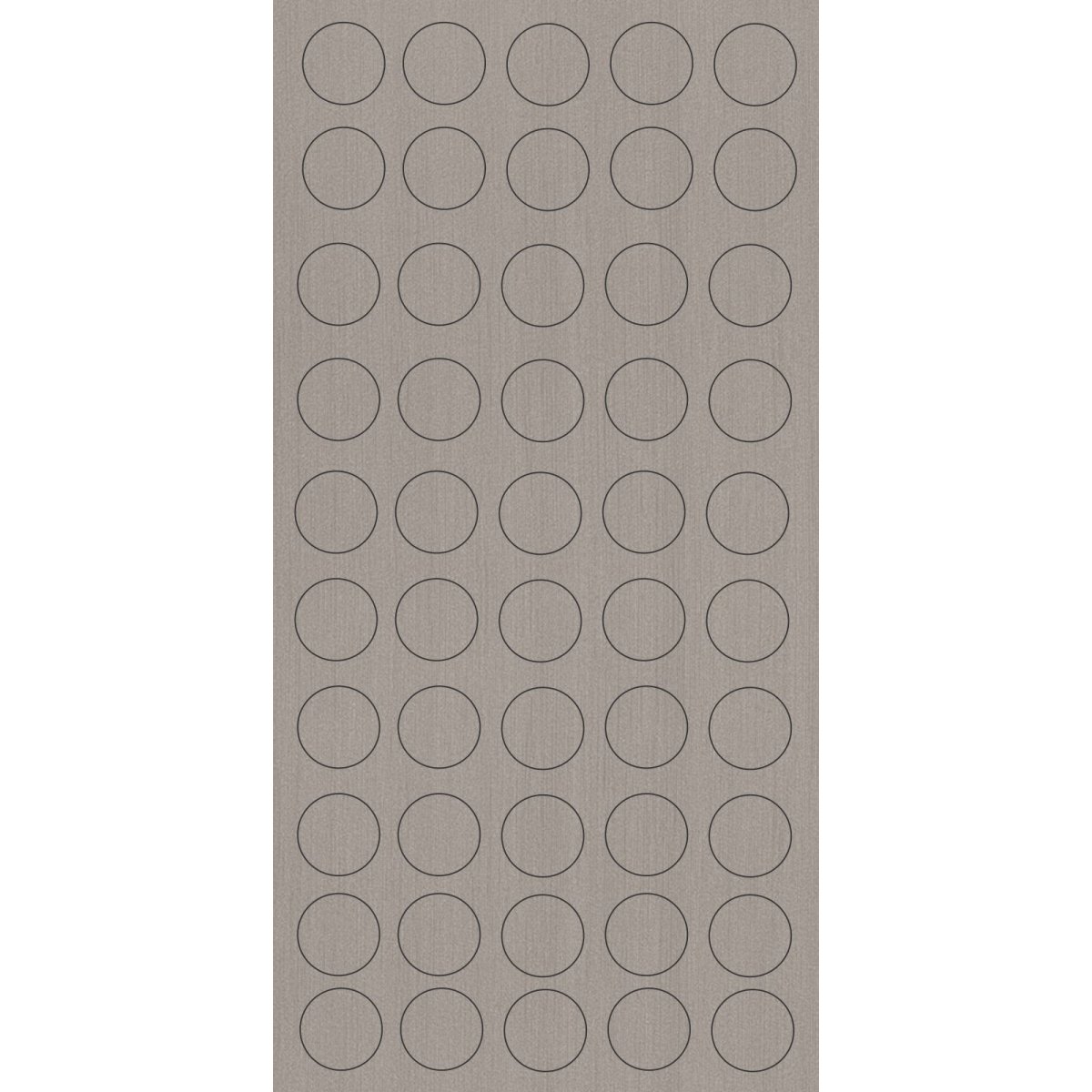 TAPA FURO 12MM DUST ALUMI BERNECK