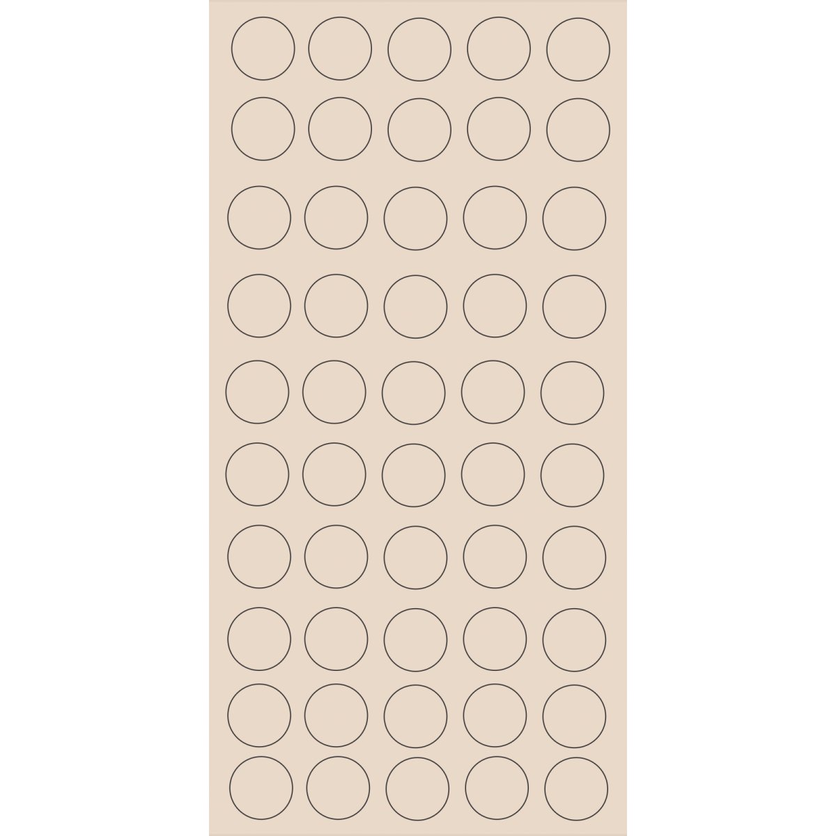 TAPA FURO 12MM LATTE BERNECK