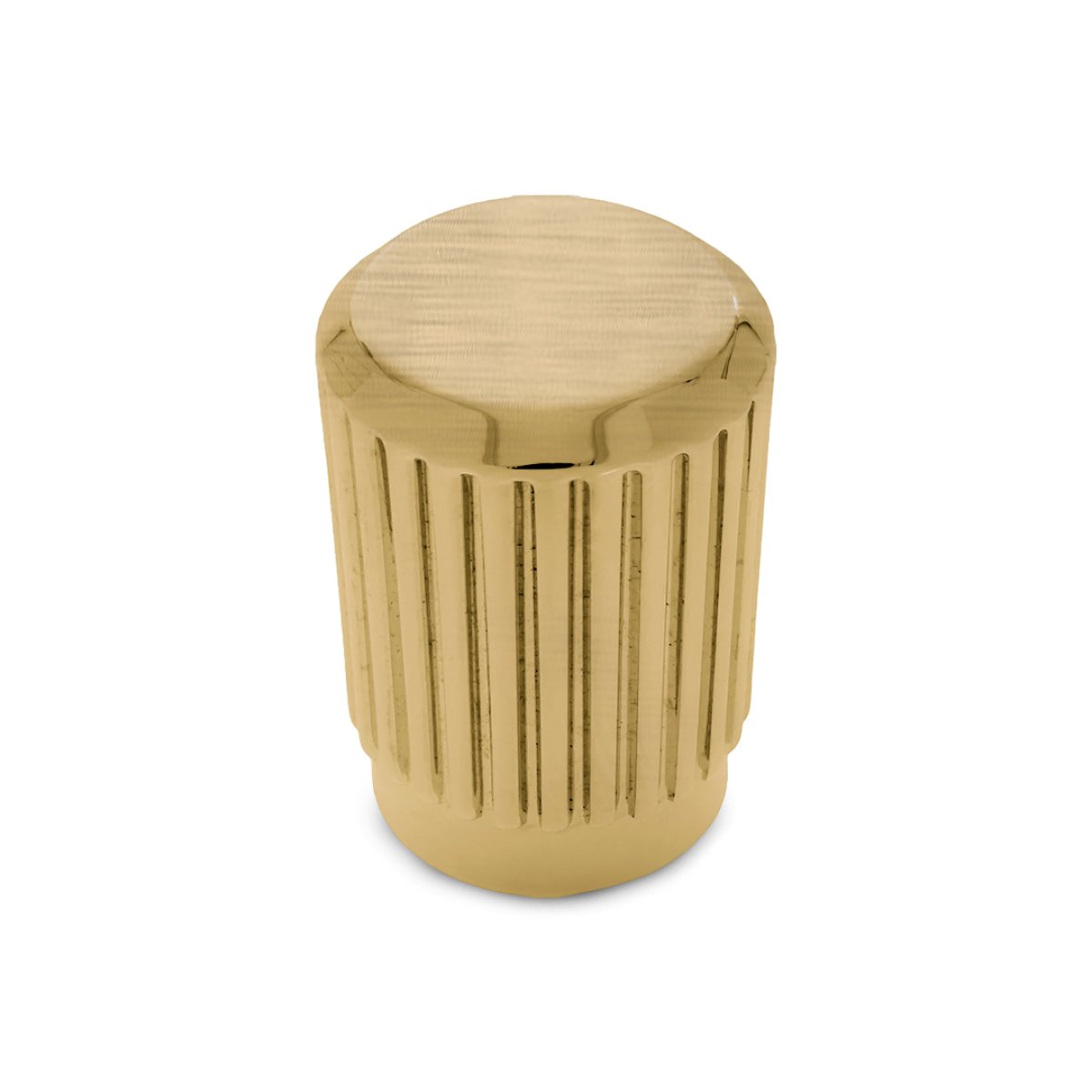 PUXADOR M1118 PONTO DOURADO ESCOVADO PVD