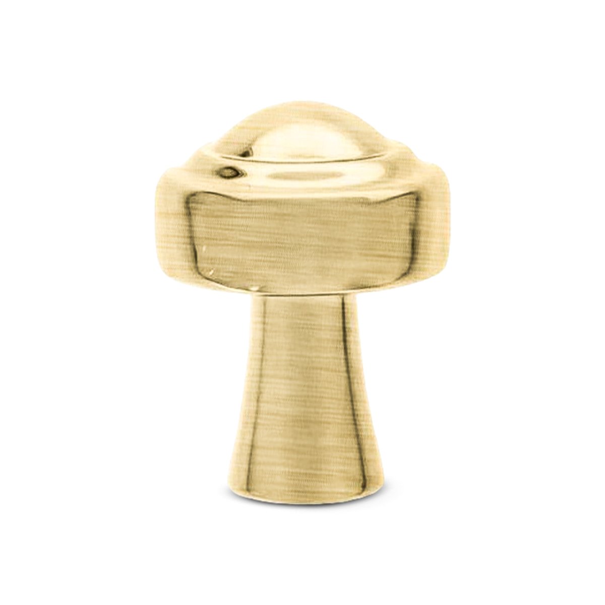 PUXADOR M1196 PONTO DOURADO ESCOVADO PVD