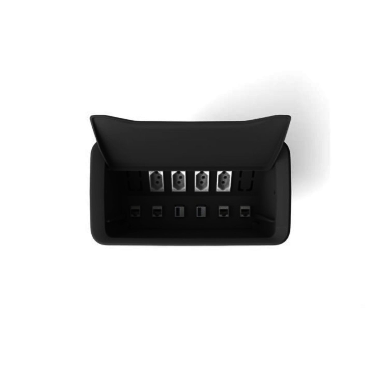 CAIXA MESA NEW6 PRETO / 4NBR20A + 6FURACAO KEY + FUNDO