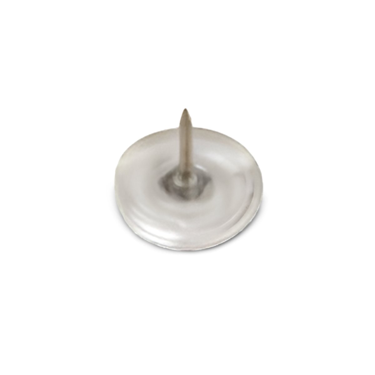 SAPATA C/PREGO MAX89150-25MM PVC INCOLOR C/10UN.