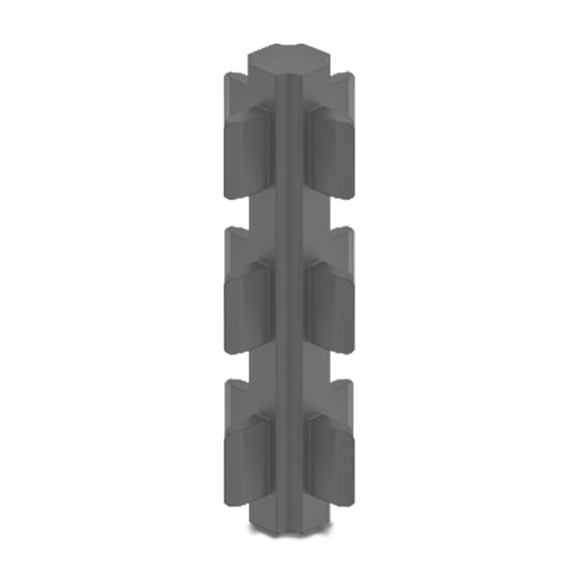 CONECTOR 4 LADOS 90MM CINZA HAFELE