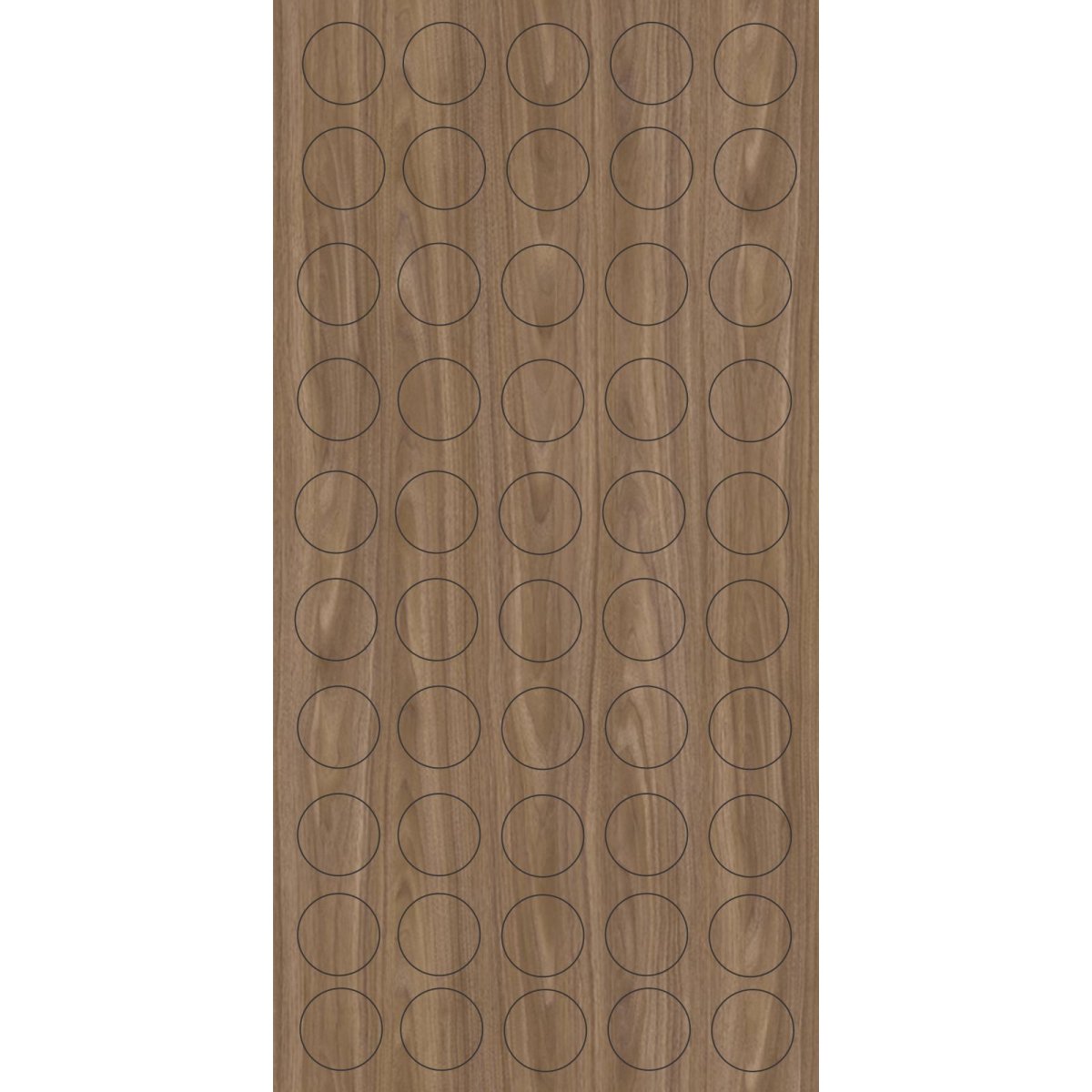 TAPA FURO 12MM AMÊNDOA NATURAL EUCATEX