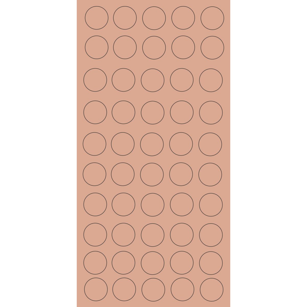 TAPA FURO 12MM PÉTALA ROSA EUCATEX