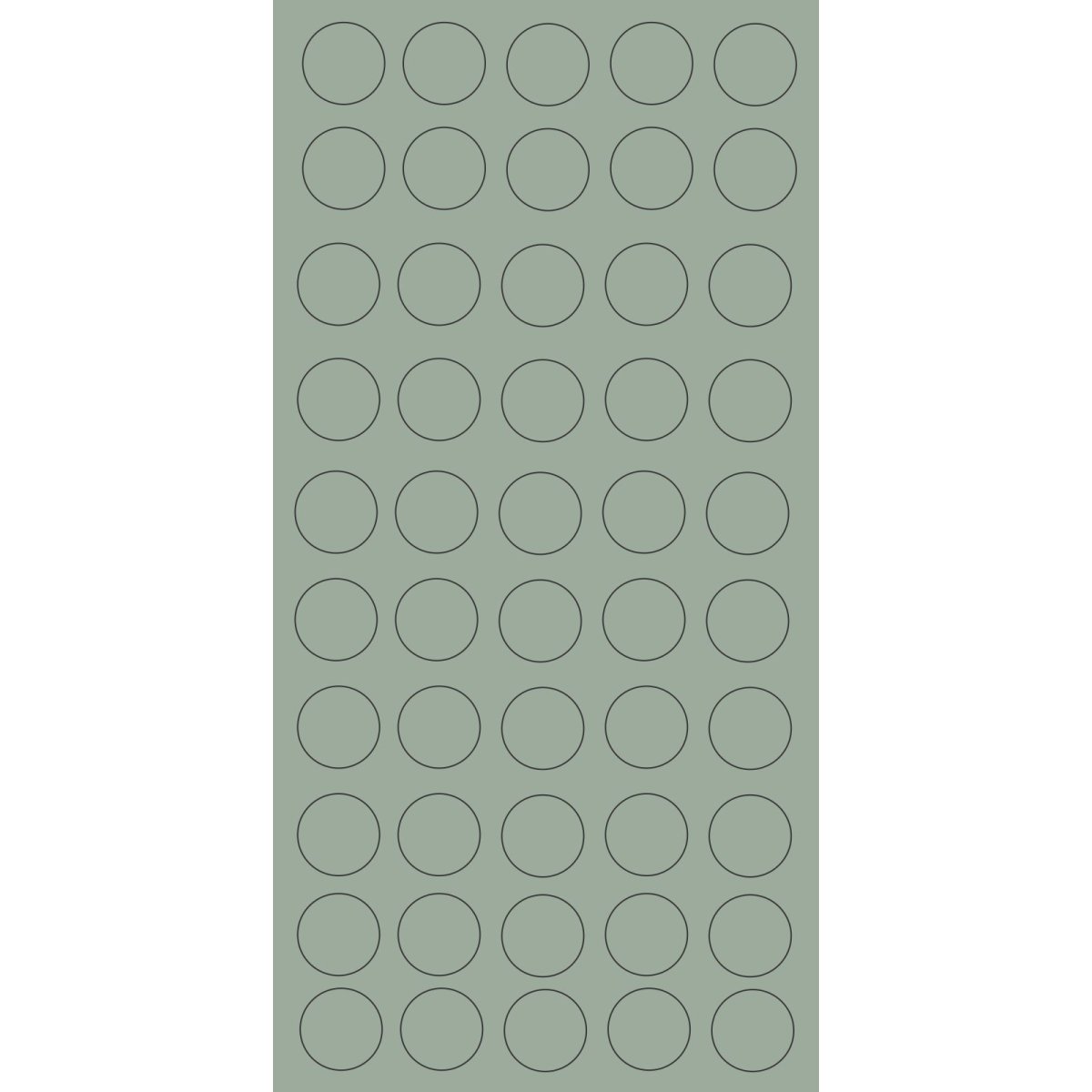 TAPA FURO 12MM VERDE MAR LACCA EUCATEX