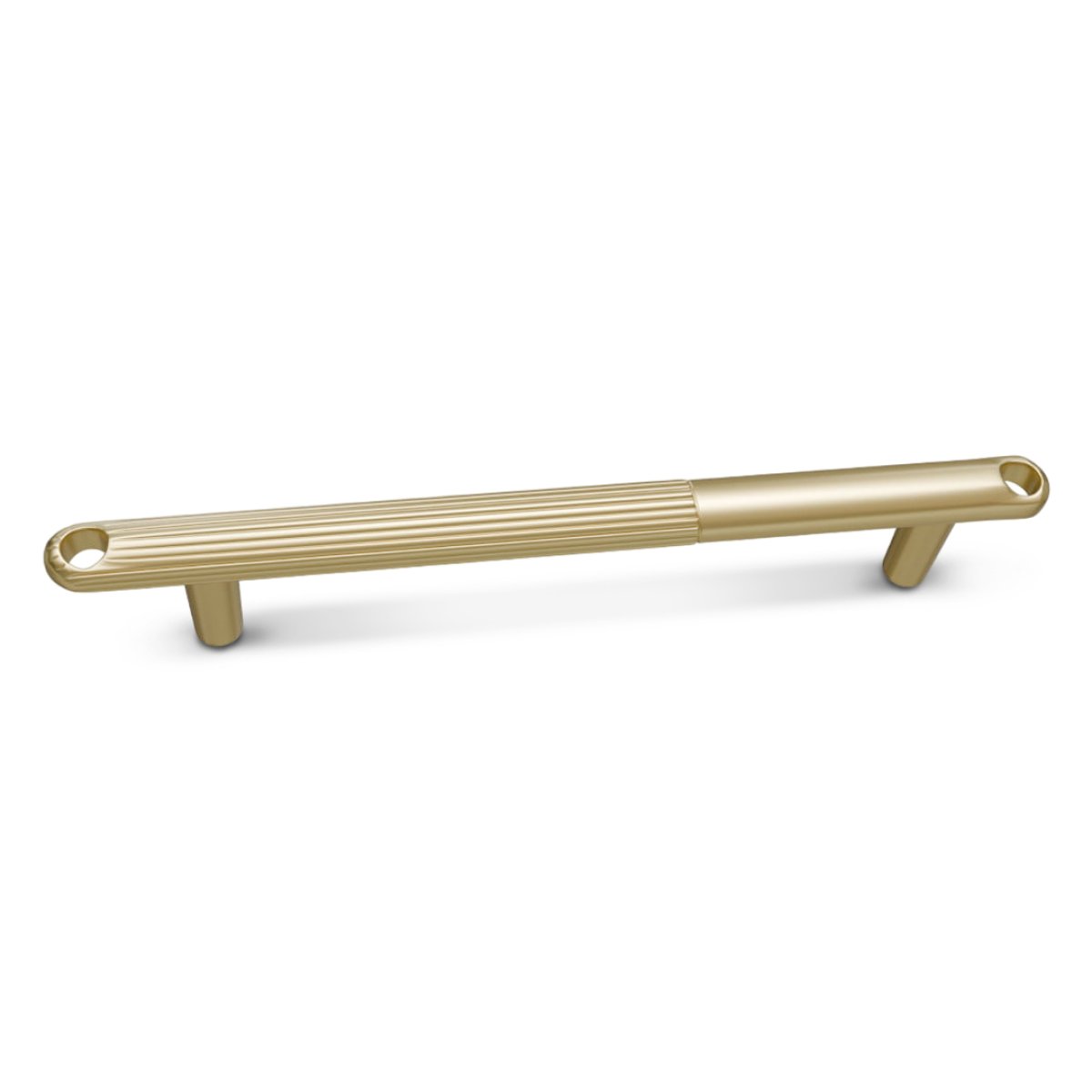 PUXADOR IL1790 LACES DOURADO FOSCO 128MM