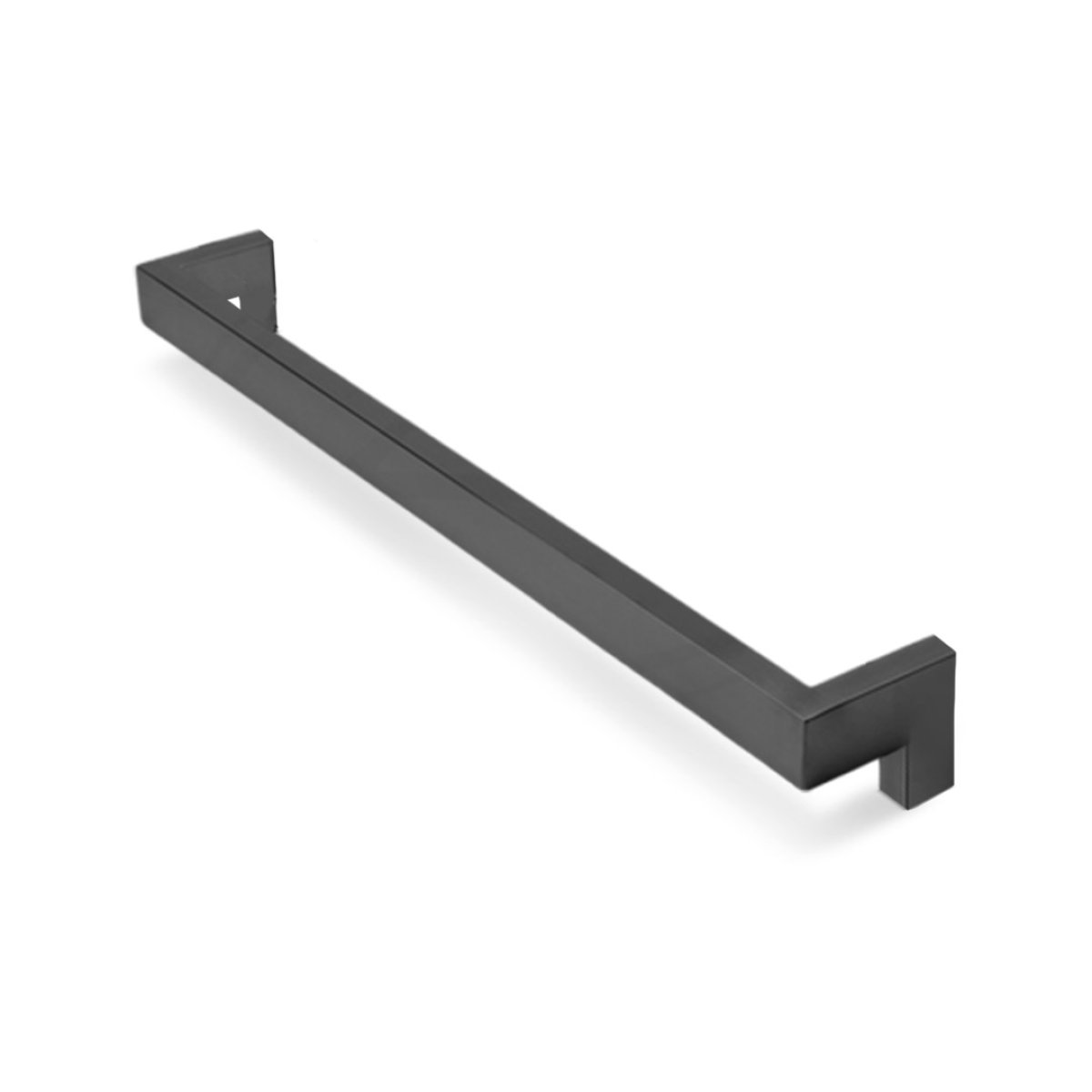 PUXADOR DUPLO MONT BLANC 200MM PRETO FOSCO