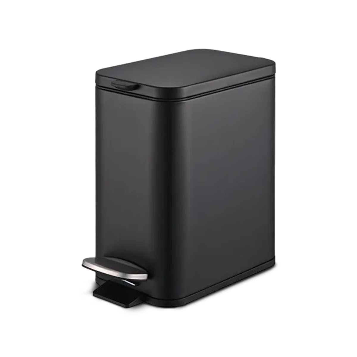LIXEIRA C/PEDAL RETANGULAR PRETO 05L 3064/103