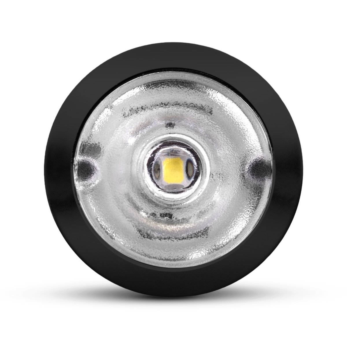 LUMINARIA CRISTAL SOBREPOSTA 0,5W PRETO 6000K FRIA 110/220V