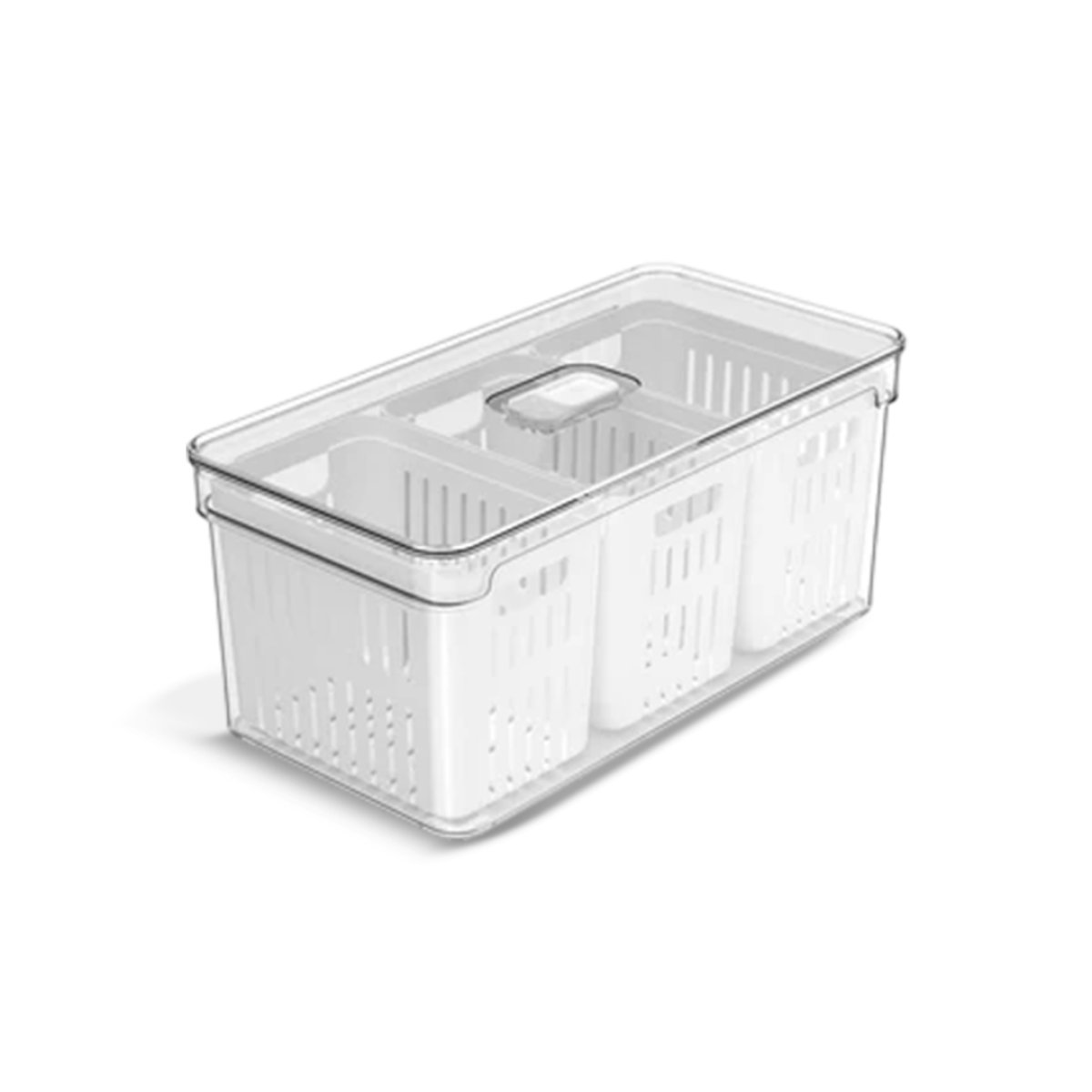 ORGANIZADOR CLEAR FRESH 5LT C/ 3 CESTOS