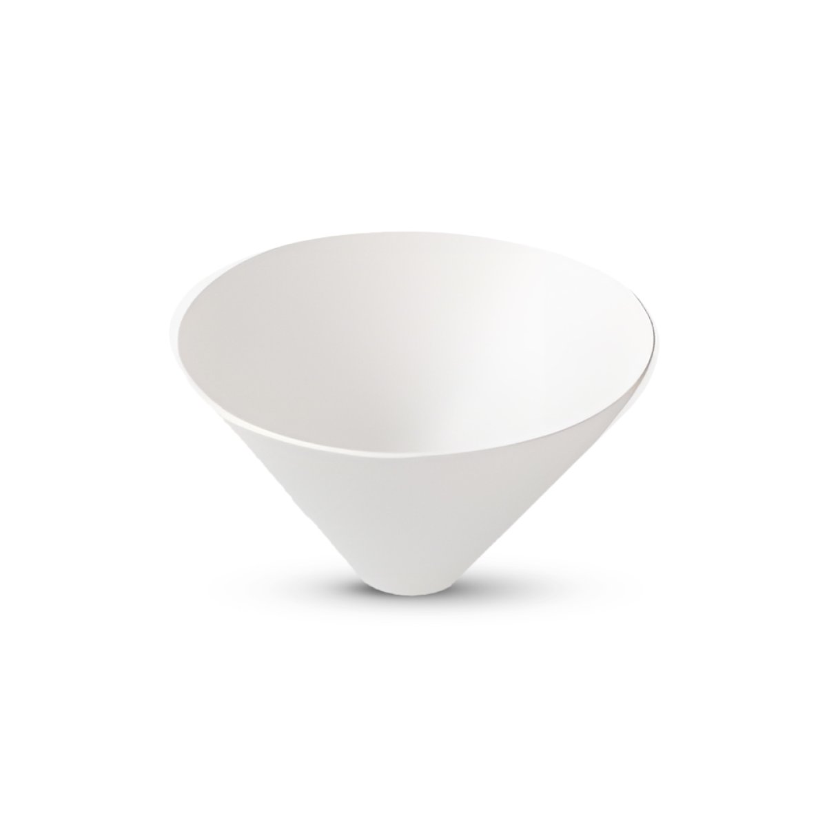 PUXADOR CONIC BRANCO FOSCO 29,4MM