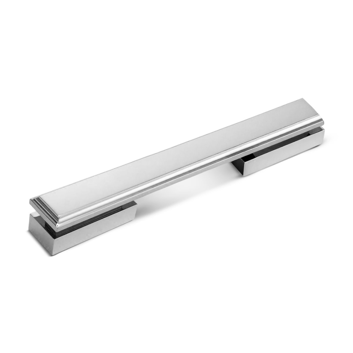 PUXADOR DUPLO CRETA CROMADO 700MM
