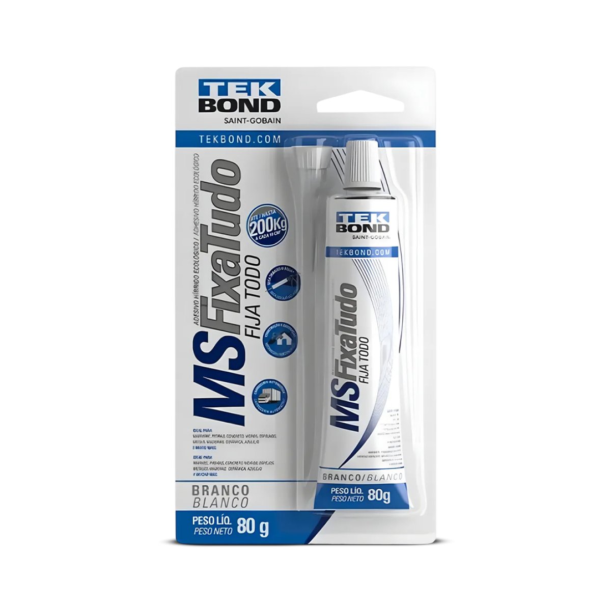 SELANTE MS HIBRIDO TEKBOND BRANCO 80G