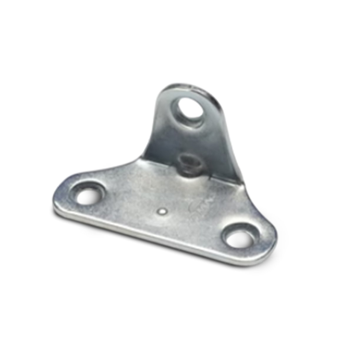 CANTONEIRA METAL 3 FUROS ZINCADO BRANCO C/10UN