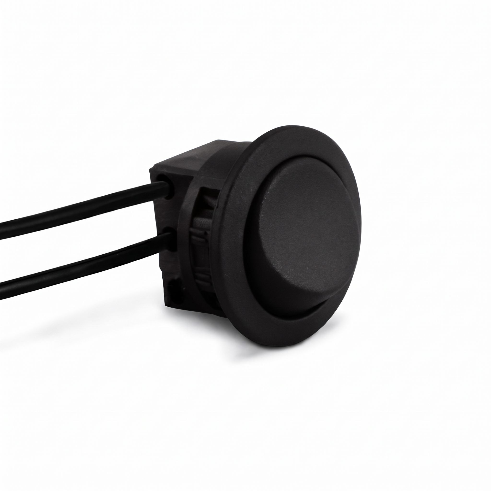 BOTAO INTERRUPTOR PRETO SIMPLES FIO LATERAL P/LUMINARIA LED