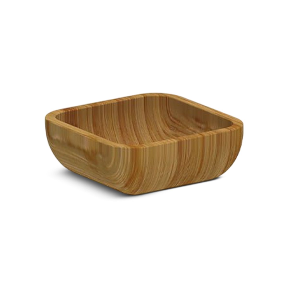 BOWL QUADRADO BAMBU 12X12X4,5CM BWB100
