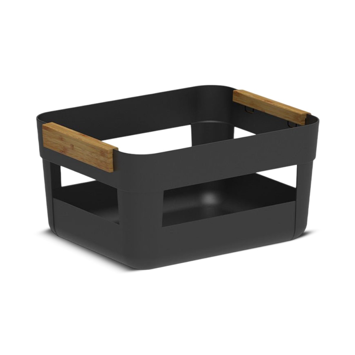 CESTO 7,5L LUME PRETO/BAMBU CLB100