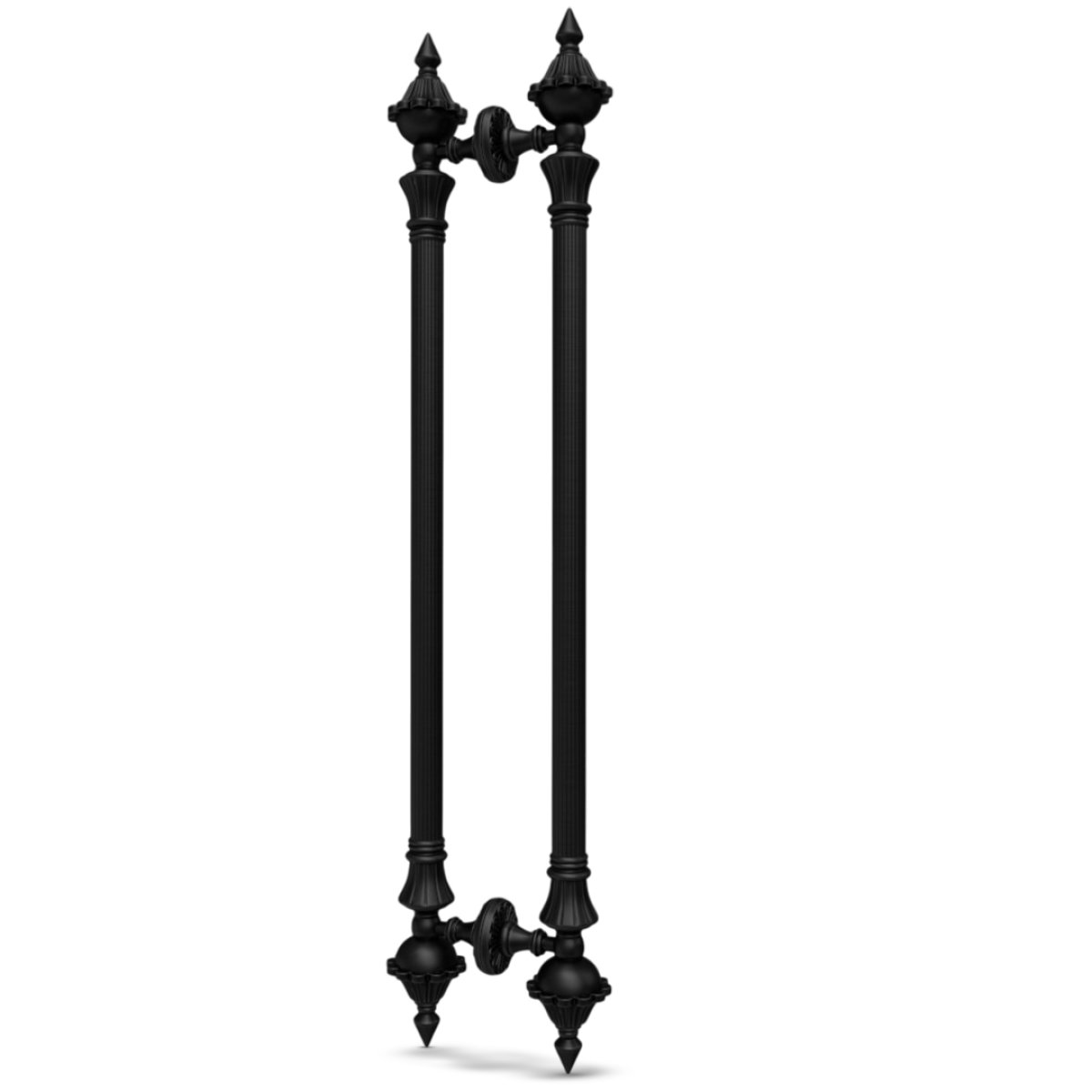 PUXADOR DUPLO DF987 800MM PRETO