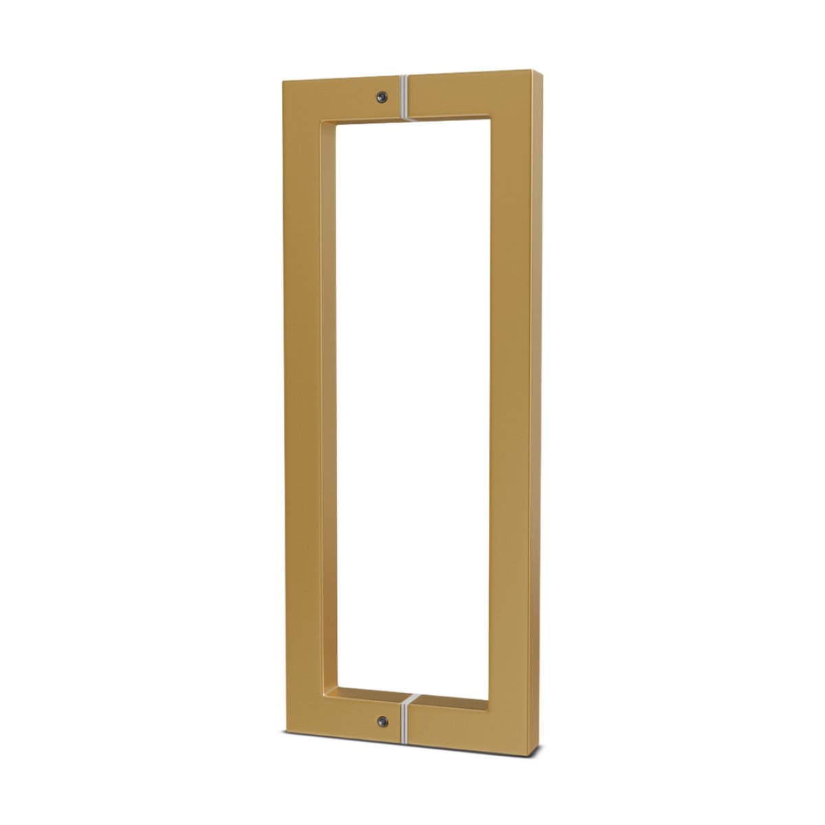 PUXADOR DUPLO IL4070 300MM QUADRADO DOURADO MATTE