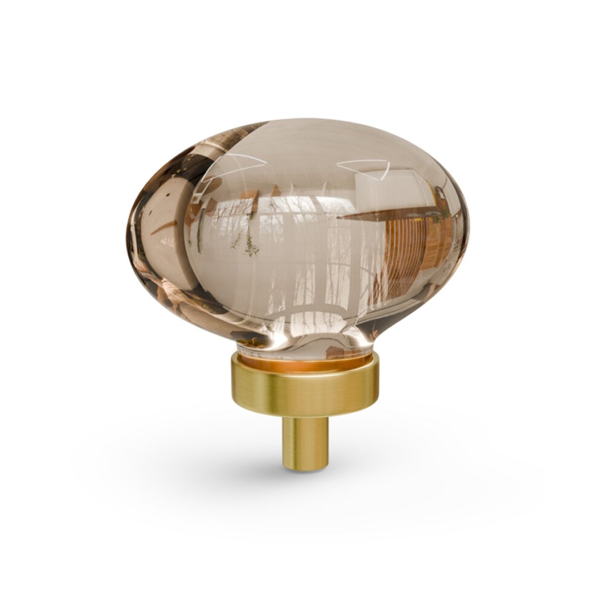 PUXADOR IL4534 CRISALLES ÂMBAR 45X28MM