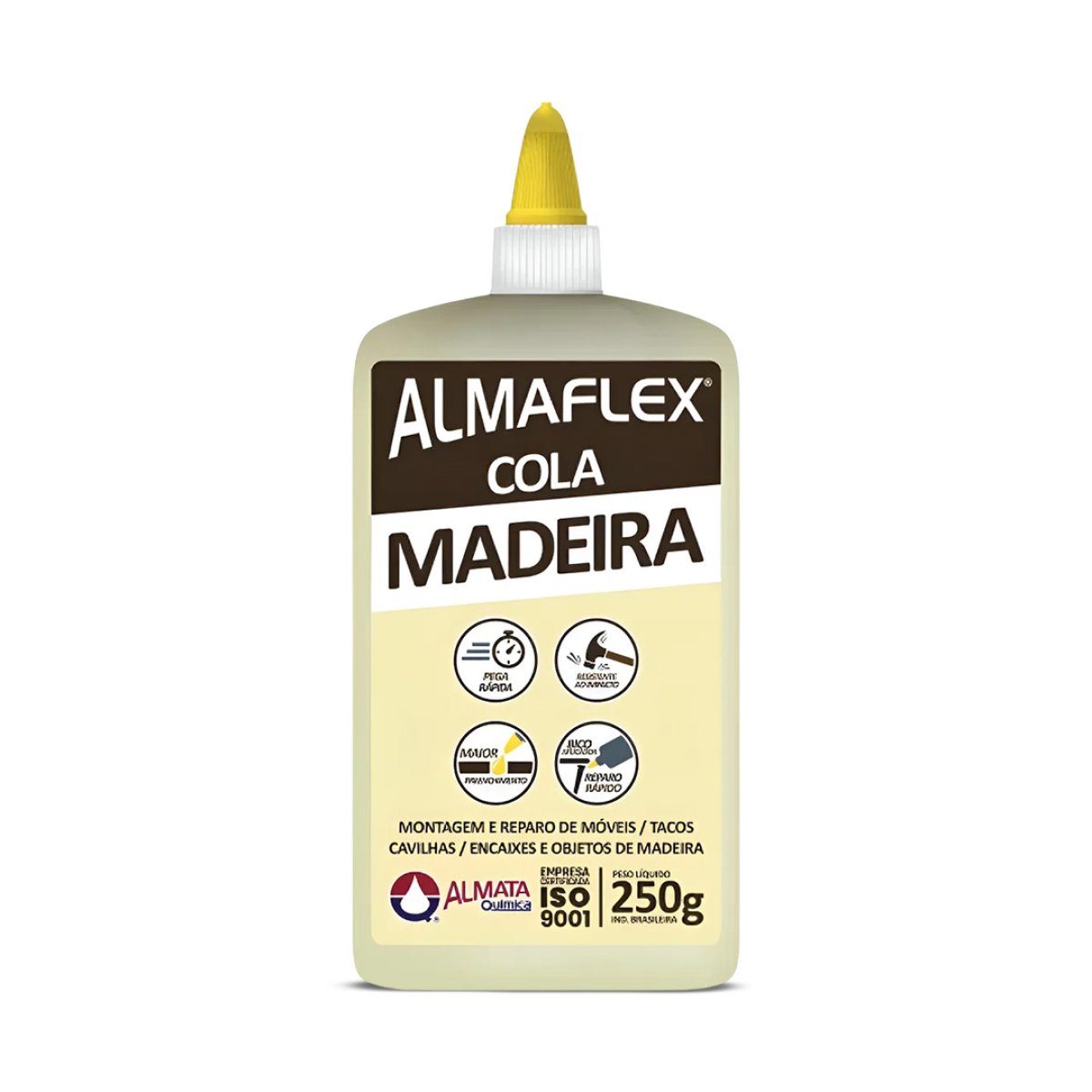 COLA MADEIRA AMARELA ALMAFLEX 603 250G